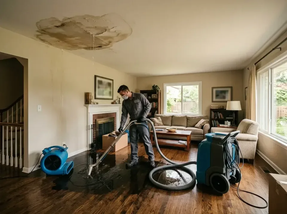 attic-pipe-burst-ceiling-drip-008 — frequently asked questions, Water Damage Restoration & Carpet Care in Overland, MO